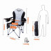 Кресло KingCamp Deluxe Hard Arms Chair(KC3888) BLACK/MID GREY