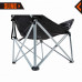 Кресло KingCamp Heavy duty steel folding chair(KC3976) Black/grey
