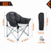 Кресло KingCamp Heavy duty steel folding chair(KC3976) Black/grey