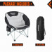 Раскладное кресло KingCamp Moon Camping Chair with Cooler (KC3989) Black/grey