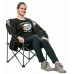 Раскладное кресло KingCamp Moon Camping Chair with Cooler (KC3989) Black/grey