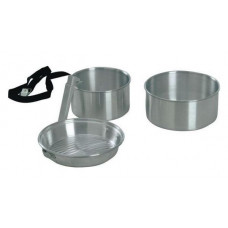 Набор посуды KingCamp CAMPER 2(KP3901) Silver
