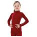 Футболка с длинным рукавом Brubeck ACTIVE WOOL (LS13690) burgundy 140/146