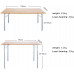 Раскладной стол KingCamp 4-Folding Bamboo Table L(KC3953) BAMBOO COLOR