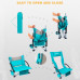 Складное кресло KingCamp High backed beach chair (KC1901) CYAN