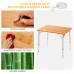 Складной стол Atepa BAMBOO TABLE L (AC2007) YELLOW