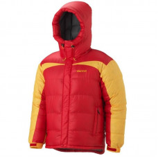 Пуховик Marmot Greenland Baffled Jacket Team Red/Golden Yellow