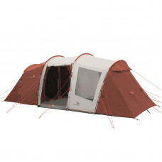 Палатка кемпинговая шестиместная туннельная Easy Camp Huntsville Twin 600 Red (928292)