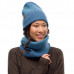 Бафф BUFF Knitted & Fleece Neckwarmer Marin denim (BU 123520.788.10.00)