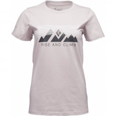 Футболка женская Black Diamond SS Rise And Climb Tee Wisteria (BD R7PS.6014)