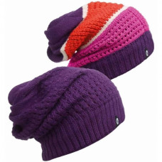 Шапка BUFF Knitted Neckwarmer Hat Aidan plum (BU 111036.622.10.00)