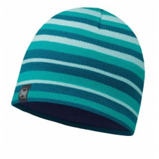 Шапка BUFF Knitted & Polar Hat Laki Stripes turquoise (BU 113520.789.10.00)