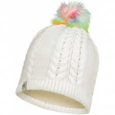 Шапка детская BUFF Knitted & Fleece Hat Nina white (BU 123544.000.10.00)