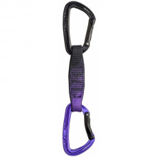 Карабин/Оттяжка Black Diamond Nitron Quickdraw 12 cm Black/Purple (BD 381084)