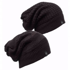 Шапка BUFF Knitted Neckwarmer Hat Ramdon black (BU 111032.999.10.00)