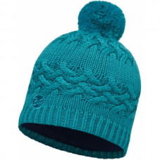 Шапка BUFF Knitted & Polar Hat Savva blue capri (BU 111005.718.10.00)