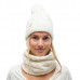 Бафф BUFF Knitted & Fleece Neckwarmer Airon cru (BU 113549.014.10.00)