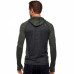 Термофутболка мужская Black Diamond Solution Wool Baselayer Half Zip Hoody Black/Cypress (BD 760022.9228)