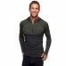 Термофутболка мужская Black Diamond Solution Wool Baselayer Half Zip Hoody Black/Cypress (BD 760022.9228)