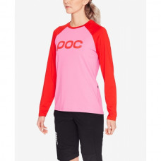 Велоджерси женское POC Essential MTB Women's Jersey Altair Pink/Prismane Red (PC 528368236)