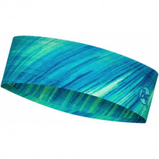 Повязка на голову BUFF CoolNet UV+ Slim Headband pixeline lime (BU 125518.801.10.00)