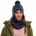 Шапка BUFF Knitted & Polar Hat Margo blue (BU 113513.707.10.00)