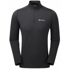 Термофутболка мужская Montane Dart Thermo Zip Neck Black (MDTZNBLA)