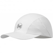 Бейсболка BUFF Pro Run Cap Solid white L/XL (BU 117226.000.30.00)