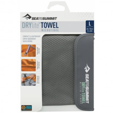 Полотенце туристическое Sea To Summit DryLite Towel L 60x120cm Grey (STS ADRYALGY)