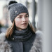 Шапка BUFF Knitted & Polar Hat elie grey (BU 116012.937.10.00)