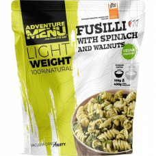 Сублимированное блюдо: Макароны со шпинатом и волошскими орехами Adventure Menu Fusilli with spinach and walnuts 158 г (AM 308)