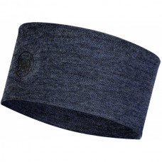 Повязка на голову BUFF Midweight Merino Headband night blue melange (BU 118174.779.10.00)