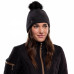 Шапка BUFF Knitted & Polar Hat disa black (BU 117869.999.10.00)