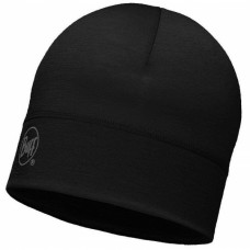 Шерстяная шапка унисекс Buff Merino Wool 1 Layer Hat (Solid Black) BU 113013.999.10.00