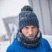 Бафф BUFF Knitted & Polar Neckwarmer Idun denim (BU 117898.788.10.00)