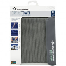 Полотенце туристическое Sea To Summit DryLite Towel XL 75x150cm Grey (STS ADRYAXLGY)