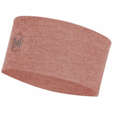 Повязка на голову BUFF Midweight Merino Headband rosewood melange (BU 118174.341.10.00)