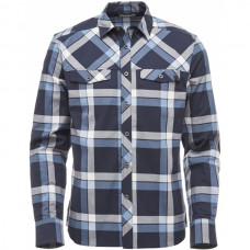 Рубашка мужская Black Diamond LS Technician Shirt captain/blue steel plaid (BD KS50.411)