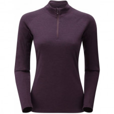 Термофутболка женская Montane Female Primino 220 Zip Neck L/S Saskatoon Berry (FP2ZNSAS)