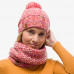 Бафф BUFF Knitted & Fleece Neckwarmer Margo flamingo pink (BU 113552.560.10.00)