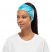 Повязка на голову BUFF CoolNet UV+ Tapered Headband pixeline turquoise (BU 125652.789.10.00)