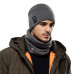 Шапка BUFF Knitted & Polar Hat solid grey (BU 113519.937.10.00)