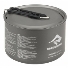 Кастрюля алюминиевая со складной ручкой Sea To Summit Alpha Pot 2.7L Black (STS AKI3004-02400503)