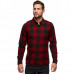 Рубашка мужская Black Diamond Zodiac Flannel Shirt Dark Crimson/Smoke Plaid (BD 753006.9164)