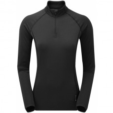 Термофутболка женская Montane Female Dart Thermo Zip Neck Black (FDTZNBLA)