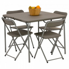 Стол Vango Orchard Table And Chair Set Grey, Кемпинговый набор мебели Vango Orchard Table And Chair Set, Стол и 4 стула, Комплект мебели