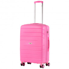 Чемодан TravelZ Big Bars (M) Pink (927274)