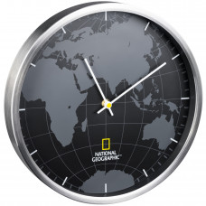 Часы настенные National Geographic World Map Aluminium (9080000)