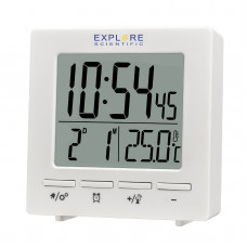 Часы настольные Explore Scientific Mini RC Alarm White (RDC1005GYELC2) (928647)
