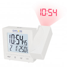 Часы проекционные Explore Scientific Projection RC Alarm White (RDP1001GYELC2) (928645)